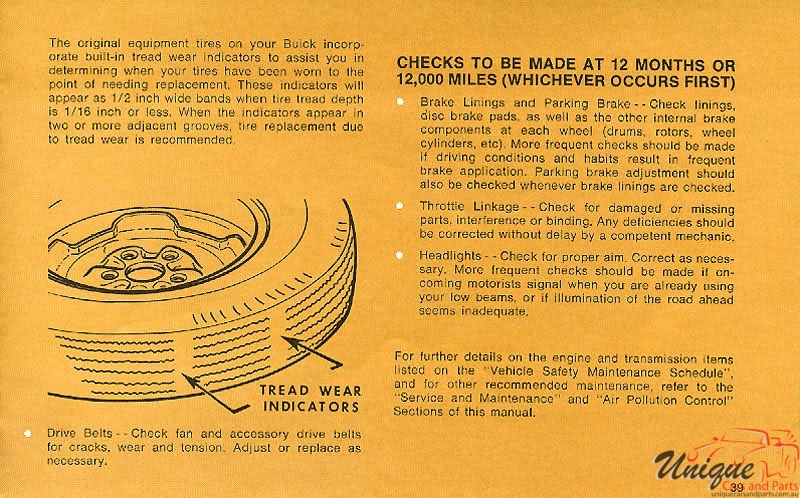 1971 Buick Skylark Owners Manual Page 6